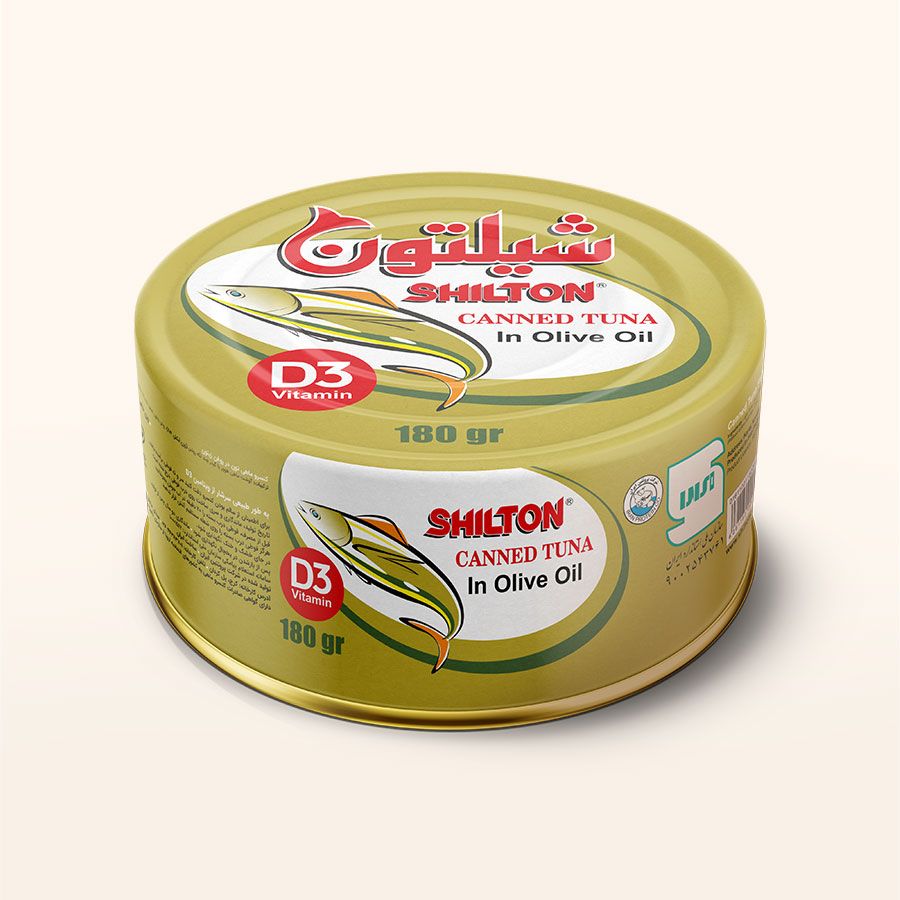 تون ماهی در روغن زیتون شیلتون 180 گرمی