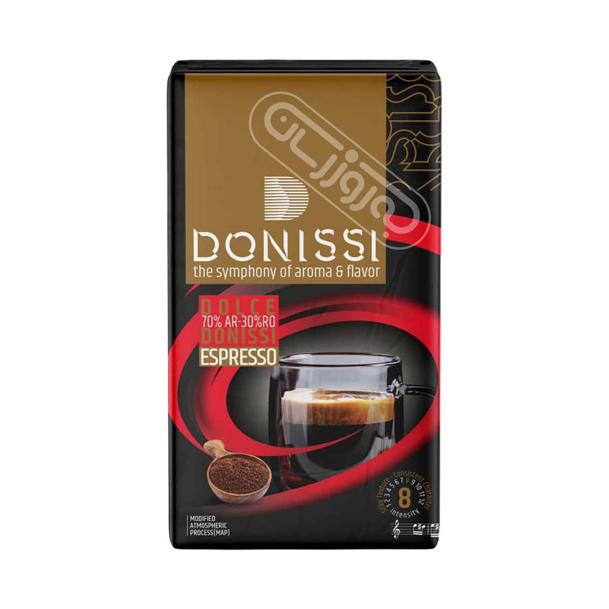 پودر قهوه اسپرسو dolce دونیسی 250 گرمی