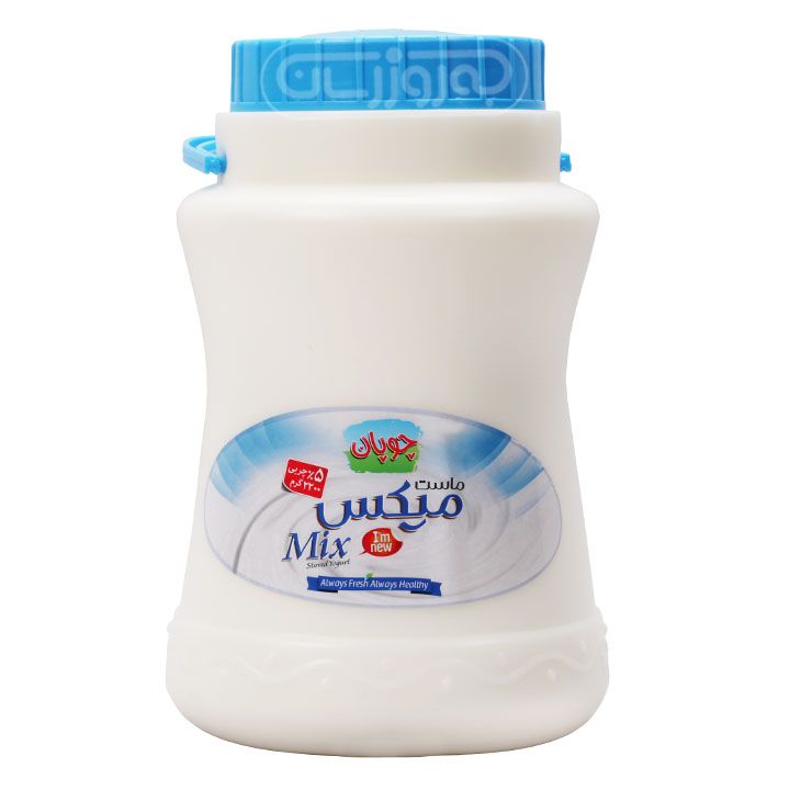 ماست میکس دبه ای پرچرب چوپان 2.2 کیلوگرمی