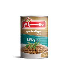 کنسرو خوراک عدسی مهرام 400 گرمی