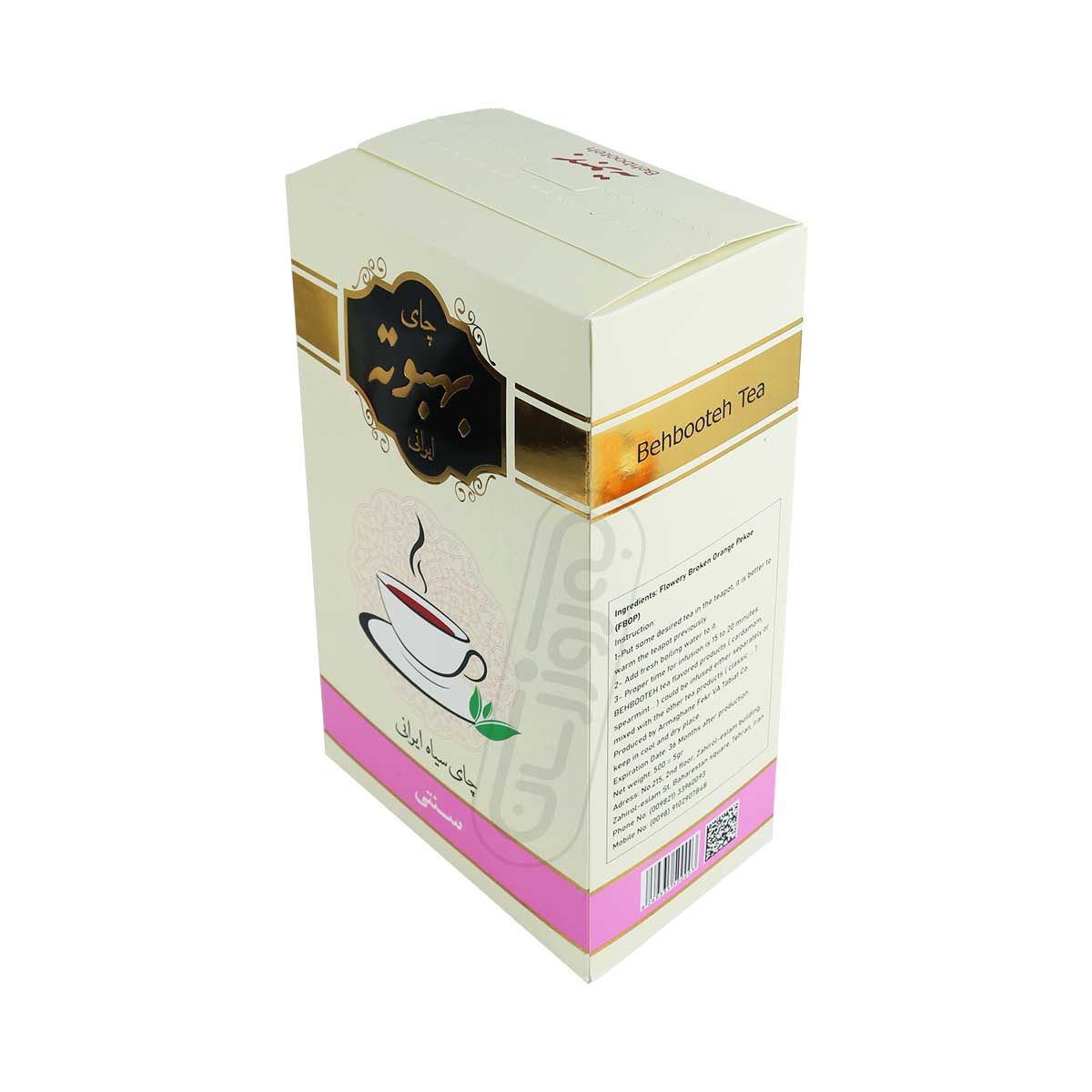 چای سیاه ایرانی سنتی جعبه ای بهبوته 500 گرمی