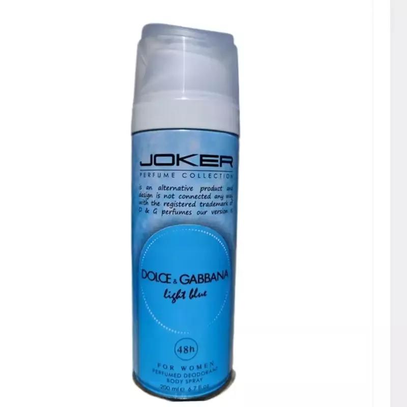 اسپری بدن مردانه جوکر مدل Dolce Gabbana حجم 200 میلی لیتری