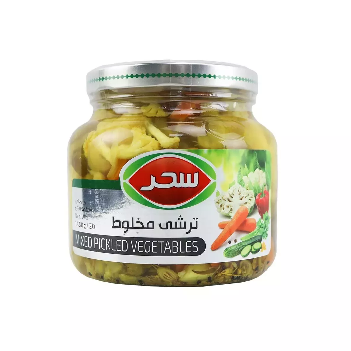 ترشی مخلوط سحر 1450 گرمی