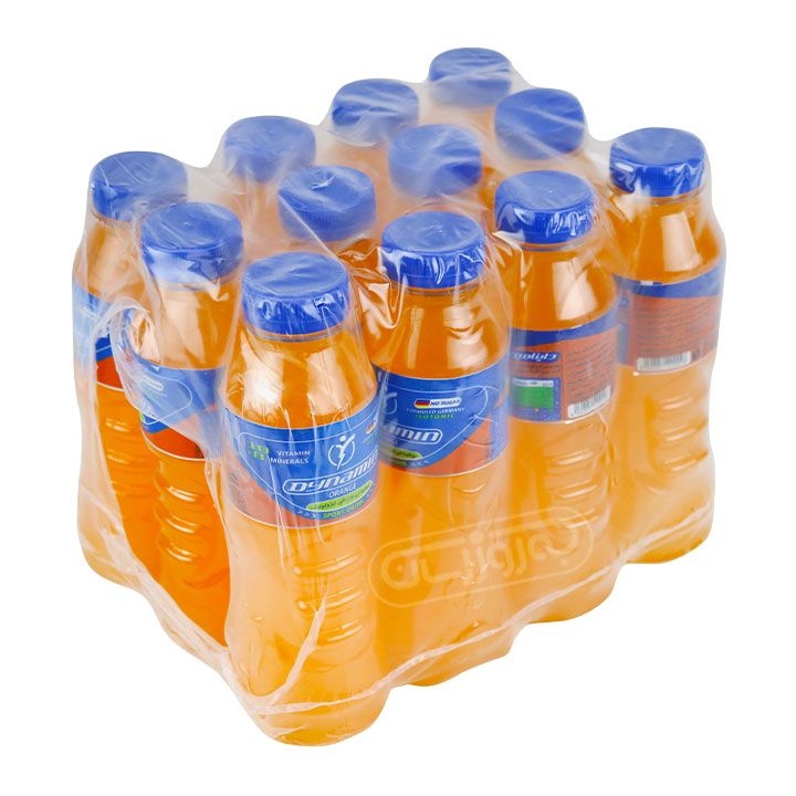 نوشیدنی ویتامینه ورزشی ایزوتونیک پرتقال داینامین 500 سی سی باکس 12 عددی