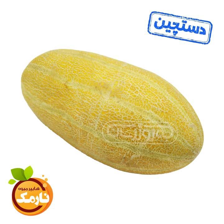 خربزه متوسط دستچین هایپر میوه نارمک وزن حدود 2 تا 3.5 کیلوگرم