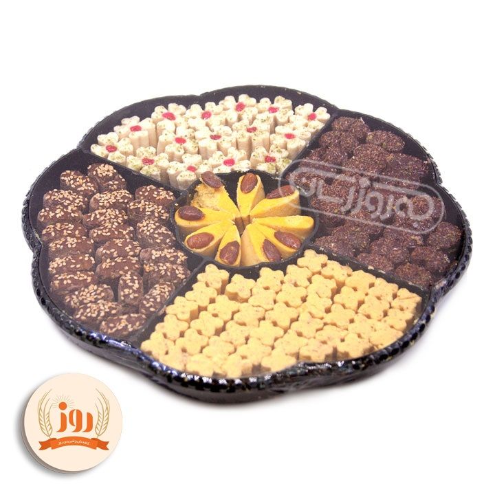 شیرینی پنج گل قنادی روز