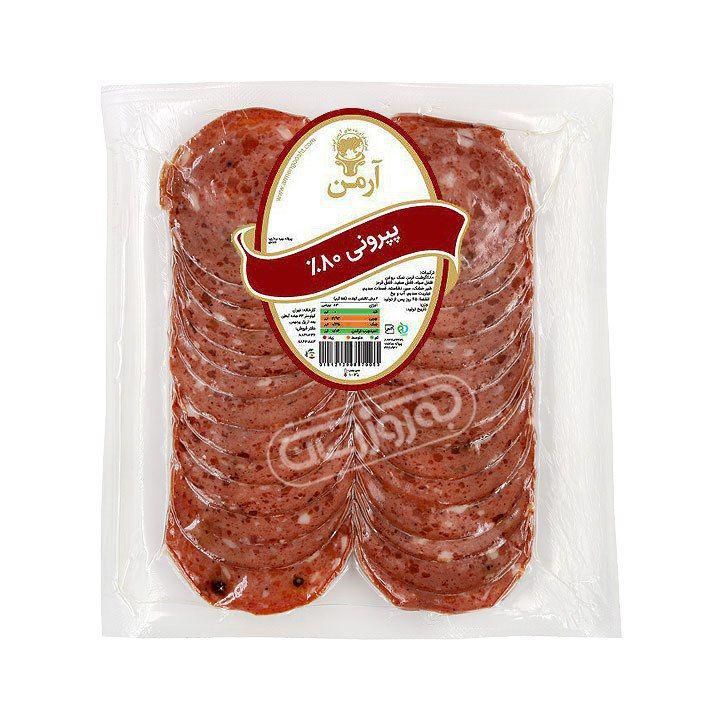 کالباس پپرونی 80% گوشت قرمز آرمن گوشت 750 گرمی 