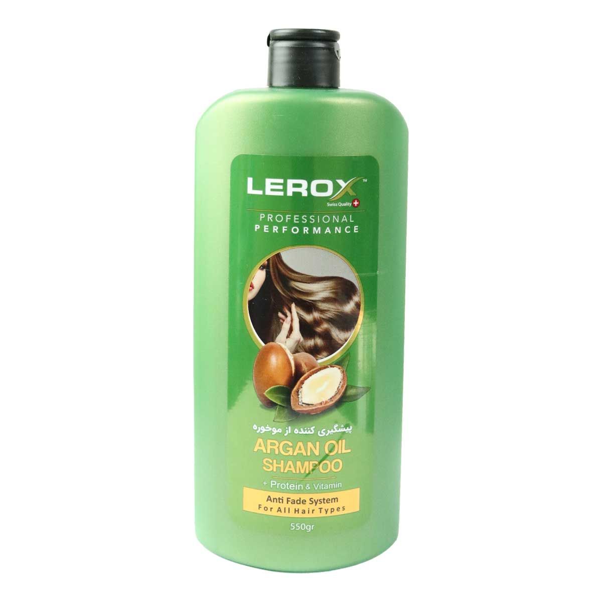 شامپو موی سر پروتئینه حاوی روغن آرگان لروکس 550 گرمی