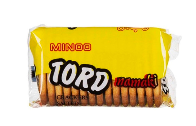 بیسکویت ترد نمکی مینو 75 گرمی