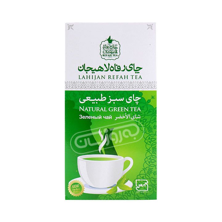 چای سبز طبیعی رفاه لاهیجان 210 گرمی