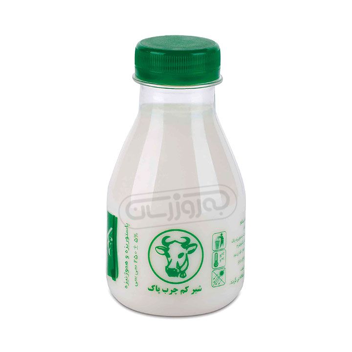 شیر بطری کم چرب 250 سی سی اکتوور پاک