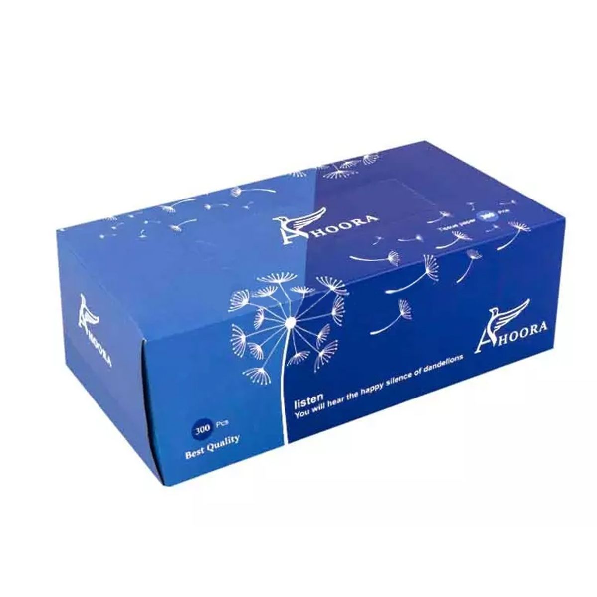 دستمال کاغذی جعبه ای اهورا دو لایه 150 برگی