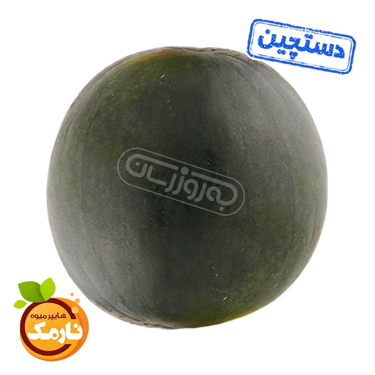 هندوانه محبوبی بزرگ دستچین هایپر میوه نارمک وزن حدود 8 تا 12 کیلوگرم