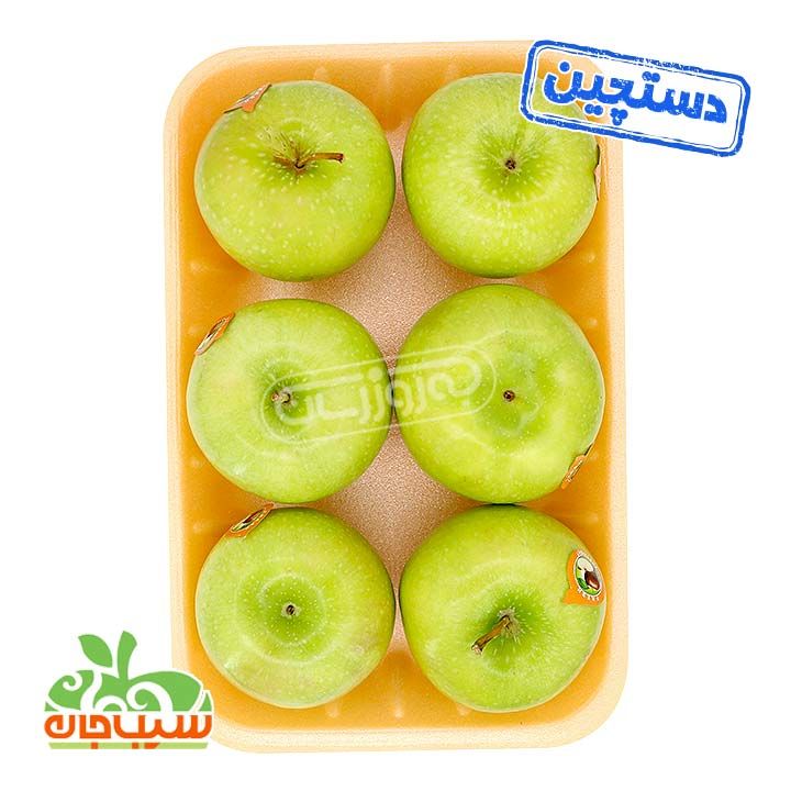 سیب سبز دستچین سیب جان 1 کیلوگرمی