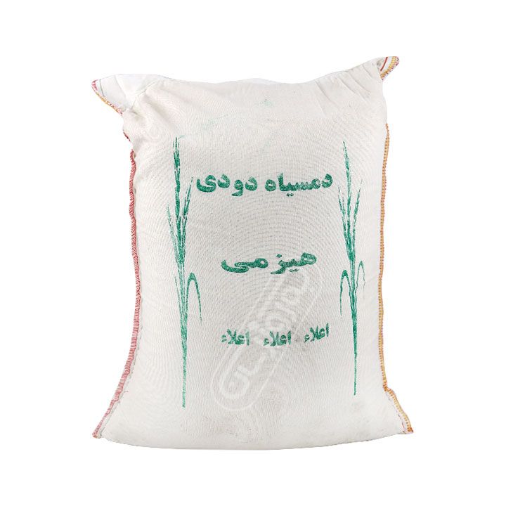 برنج ایرانی دم سیاه دودی هیزمی آفرین 10 کیلوگرمی
