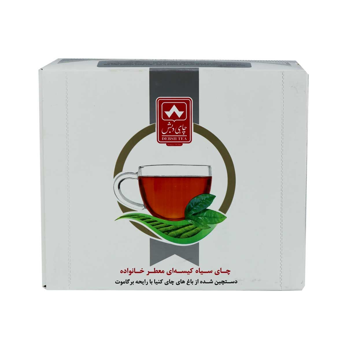 چای سیاه کیسه ای معطر خانواده دبش 100 عددی