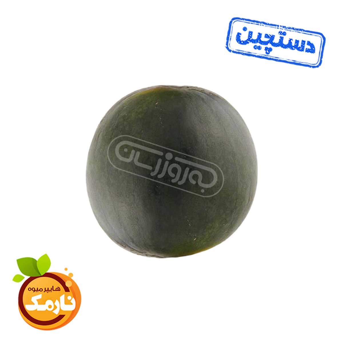 هندوانه محبوبی کوچک دستچین هایپر میوه نارمک  وزن حدود 4 تا 6 کیلوگرم