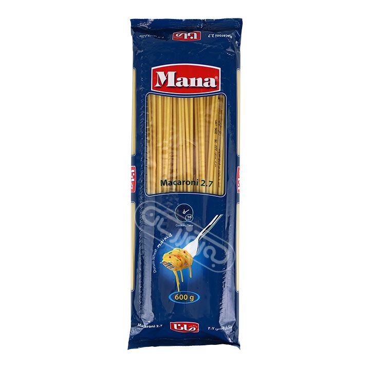 ماکارونی اسپاگتی قطر 2.7 مانا 600 گرمی