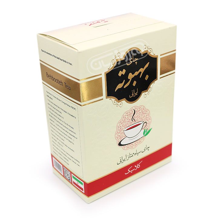 چای سیاه ممتاز ایرانی کلاسیک بهبوته 350 گرمی