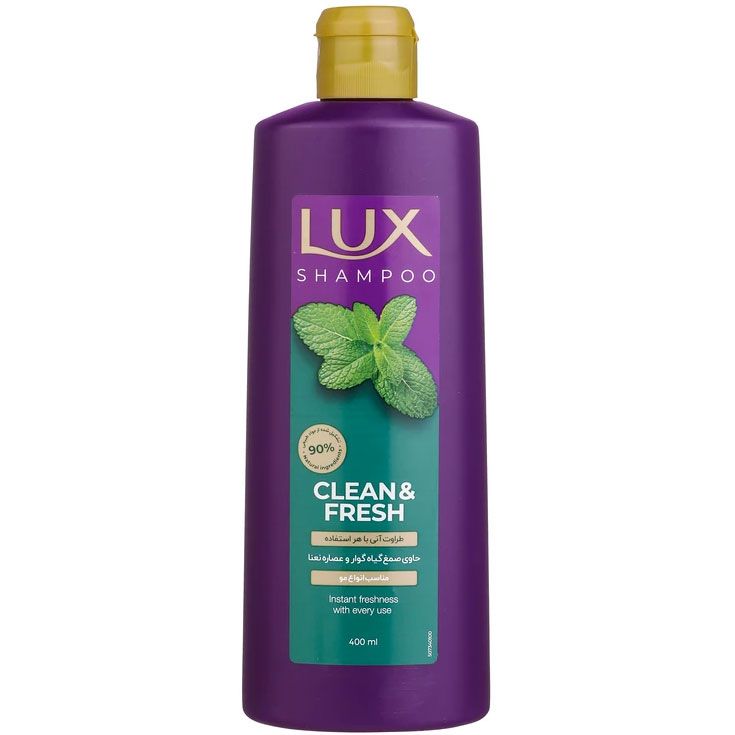 شامپو طراوت بخش موی سر لوکس 400 میلی لیتری