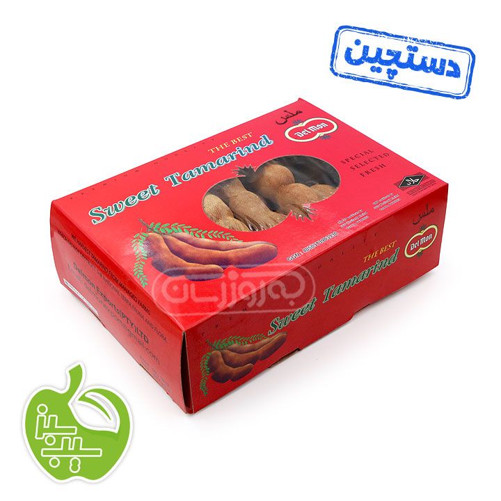 تمر هندی ملس دستچین برند سیب سبز وزن تقریبی 430 گرمی