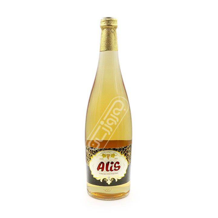 آبمیوه گازدار انگور سفید شیشه عالیس 750 سی سی