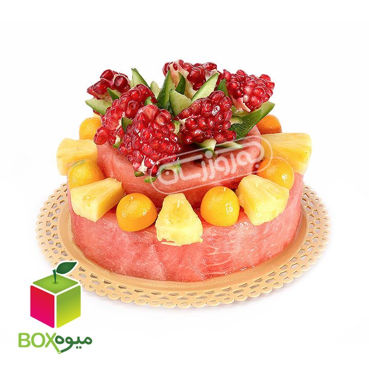 کیک هندوانه یلدا میوه باکس