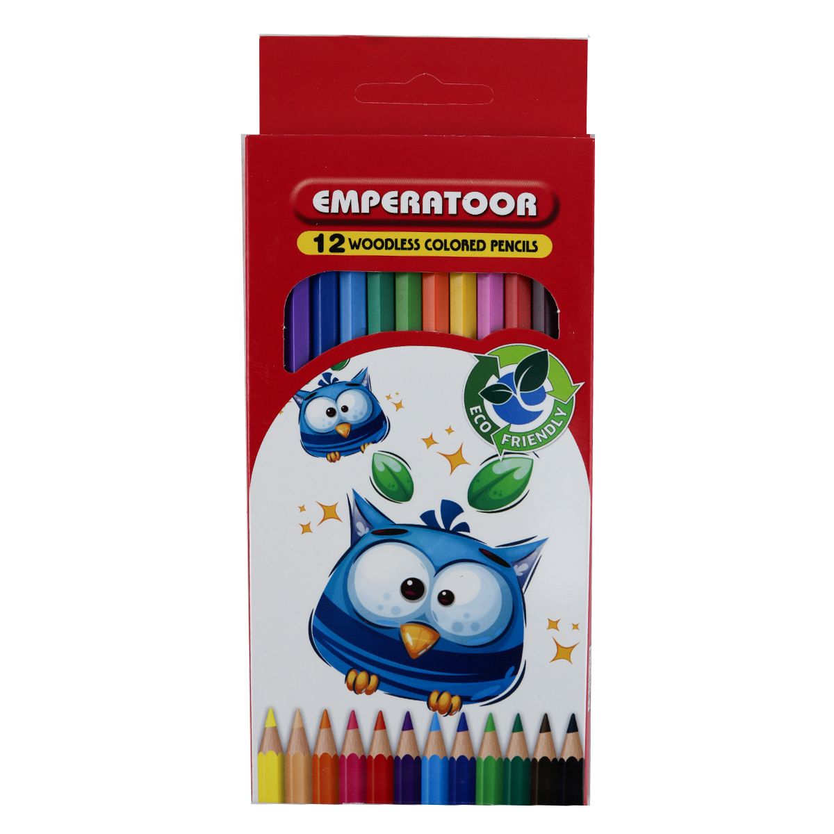مداد رنگی مدل جغد امپراطور 12 رنگی