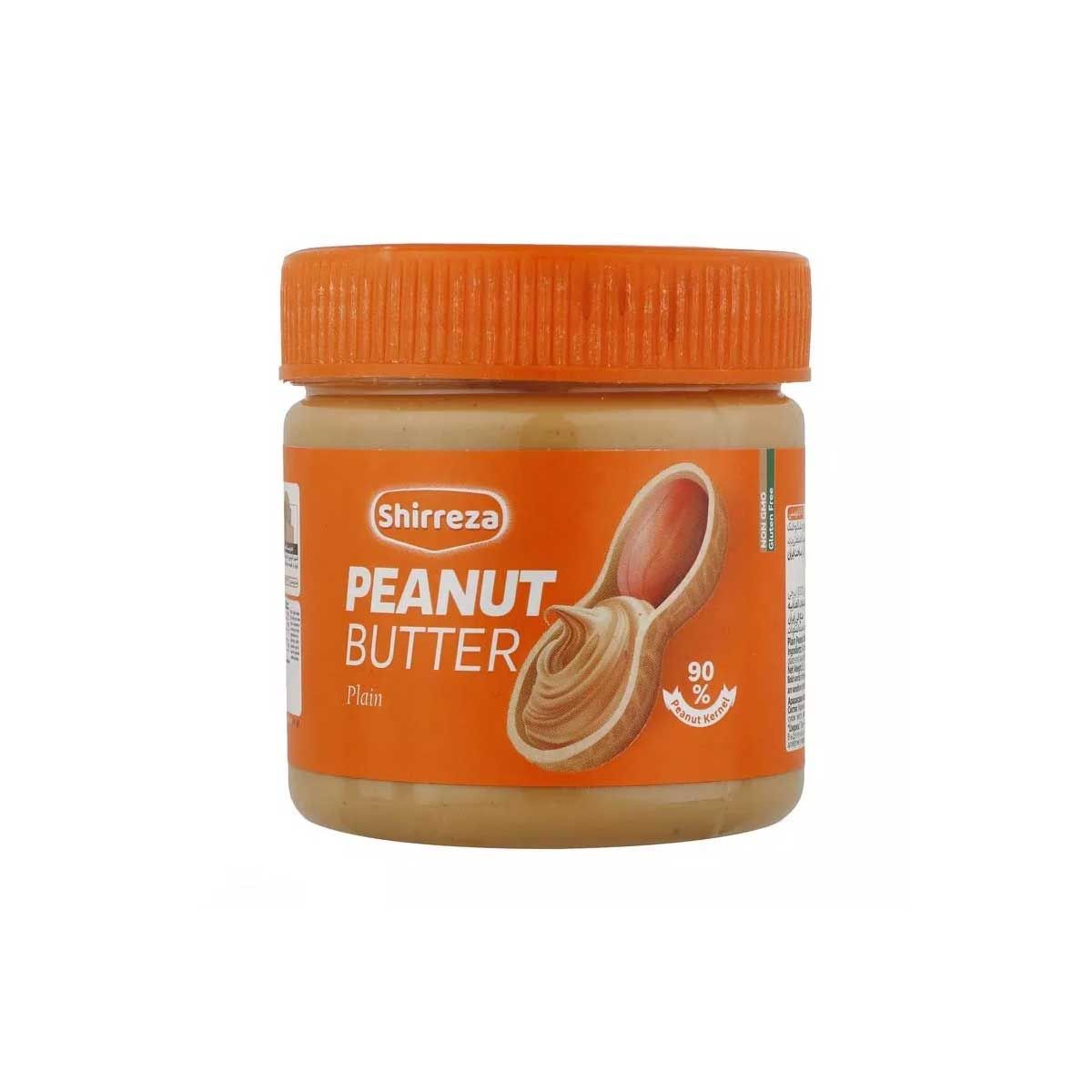 کره بادام زمینی ساده شیررضا 300 گرمی