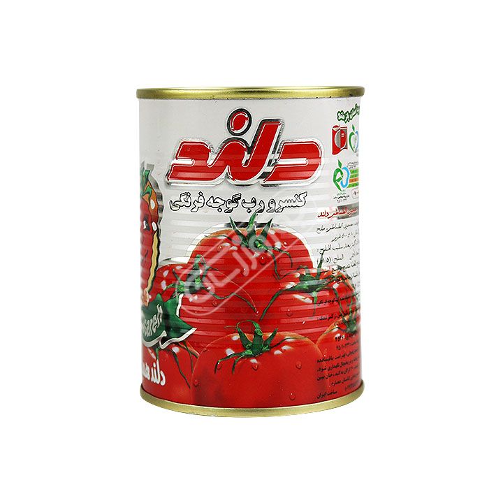 رب گوجه فرنگی با درب آسان بازشو دلند 400 گرمی