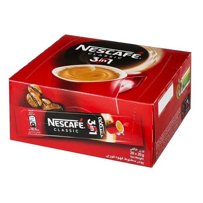 پودر قهوه فوری 1*3 نسکافه جعبه 24 عددی