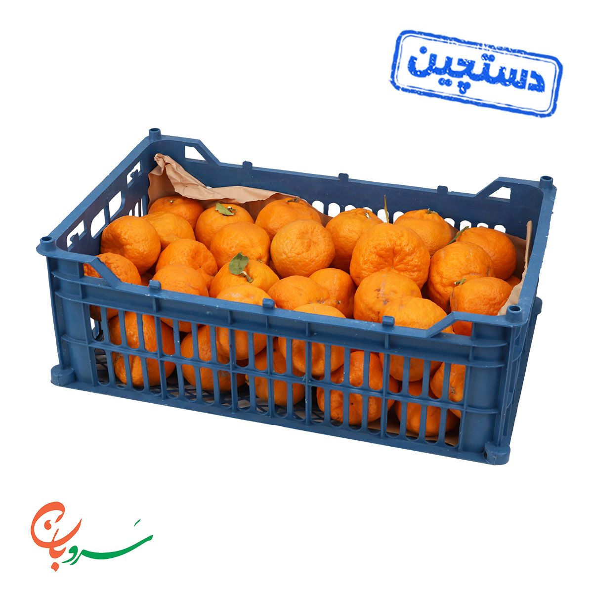 نارنگی دستچین سروبان سبد با وزن تقریبی 2 تا 2.5 کیلوگرمی