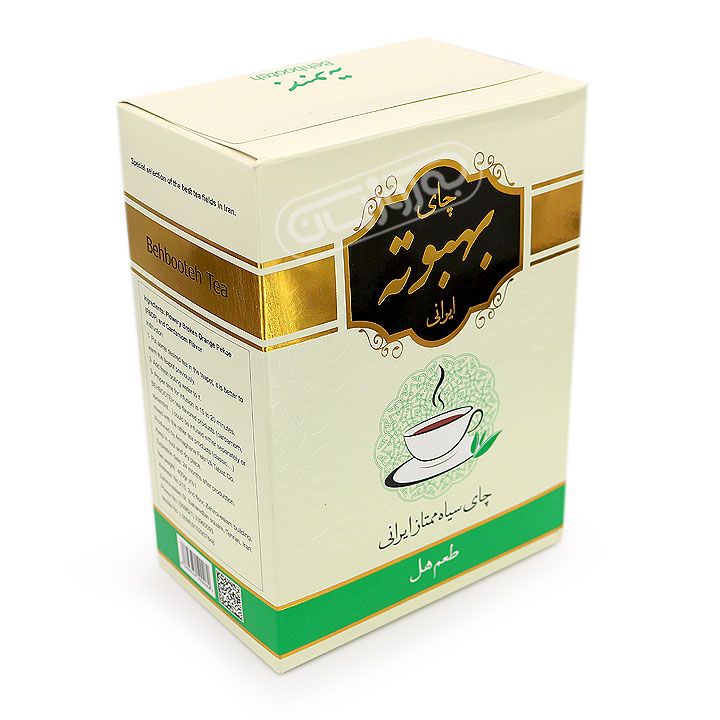 چای سیاه ممتاز ایرانی با طعم هل بهبوته 350 گرمی