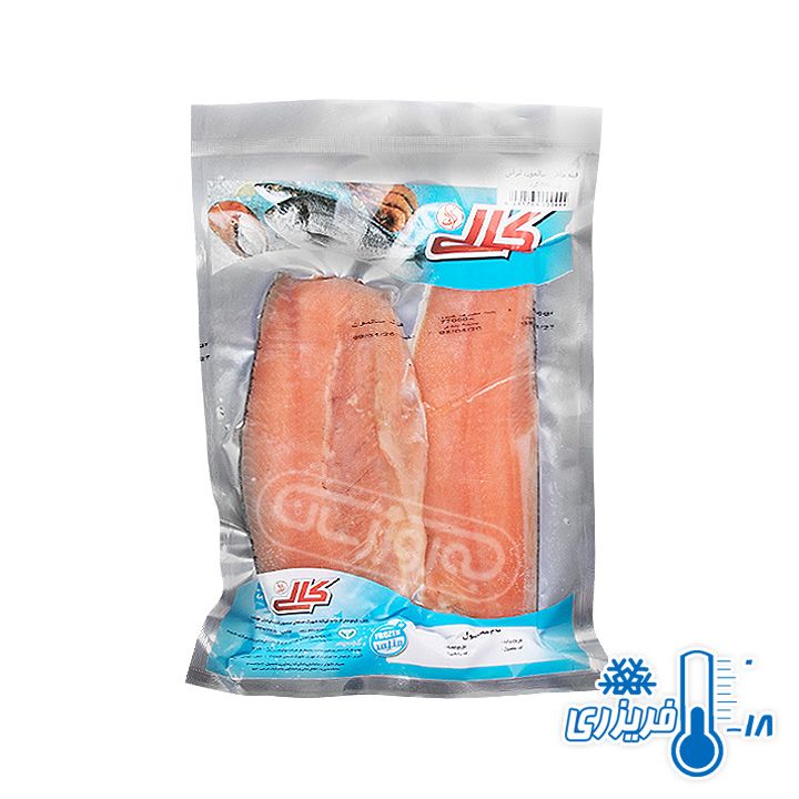 فیله ماهی سالمون ایرانی - قزل رنگدانه دار منجمد کالی 500 گرمی