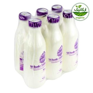 شیر کامل ارگانیک آقای طبیعی 945 سی سی باکس 6 عددی - دارای 4 روز تاریخ مصرف