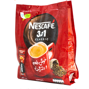 پودر قهوه فوری 1*3 نسکافه بسته 20 عددی