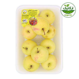 سیب زرد ارگانیک کشاورزی رضوانی 1 کیلوگرمی