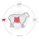 جگر و دل و قلوه گوسفند کشتار داخلی مهیا پروتئین 800 گرمی