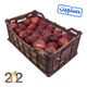 سیب قرمز دستچین سبدی برند 202 حدود 7 تا 8 کیلوگرم