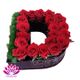 باکس گل رز هلندی دو رنگ طرح D گل آرای